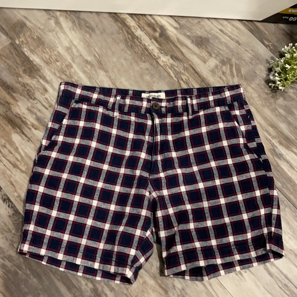 GOODTHREADS Mens Plaid shorts 33